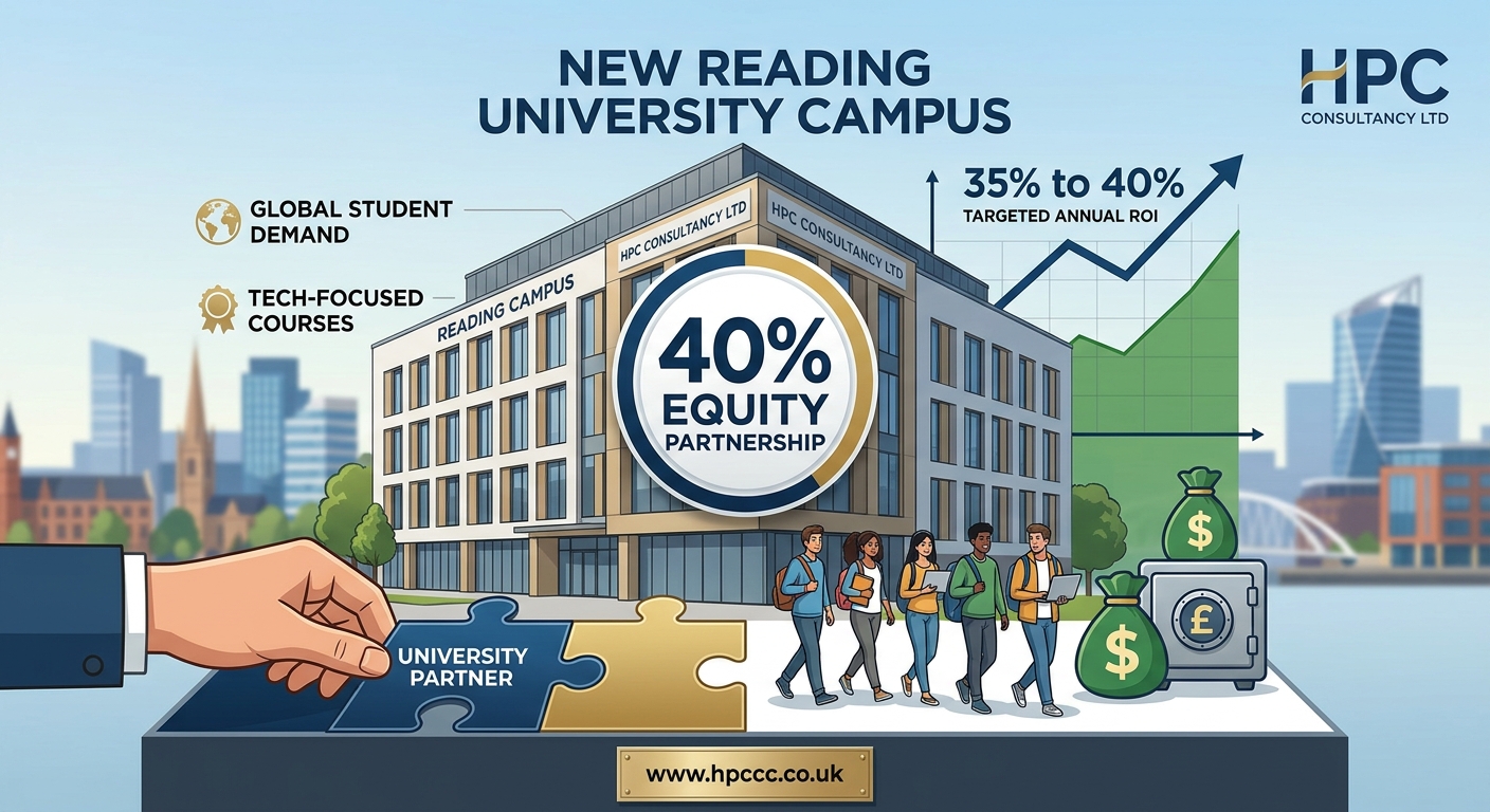 40% Equity Partnership in New Reading University Campus, seeking Montenegro Investor